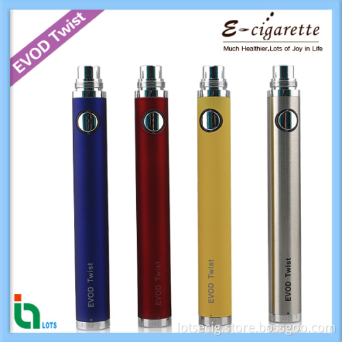 Hot Selling E Cigarette Battery Evod Twist 3.2-4.8V Variable Voltage Battery